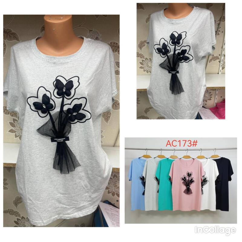 Bluzki damskie Roz L-3XL, Mix Kolor Paczka 12 szt